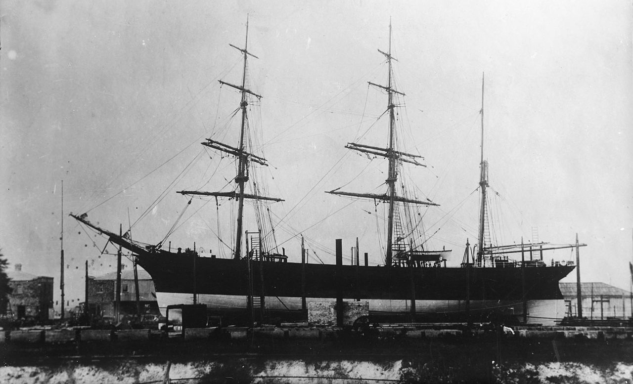Jednym ze statków, na których pływał Korzeniowski, był żaglowiec "Otago". Zdjęcie pochodzi z ciekawostkihistoryczne.pl.