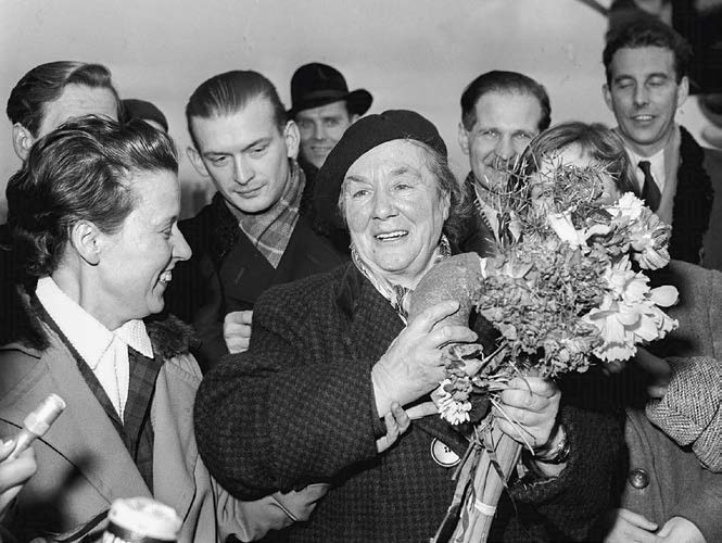 Powitanie Zofii Kossak. 1957 r.
