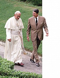 Jan Paweł II z Ronaldem Reaganem, Miami, 10 września 1987 r. () Nasz Dziennik