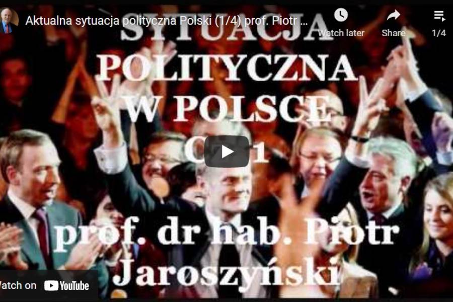 Aktualna sytuacja polityczna Polski - wykład