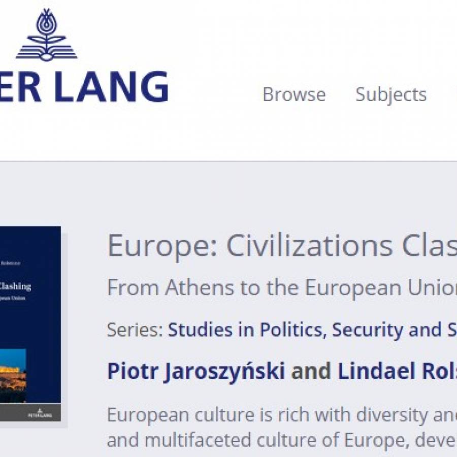 Europe: Civilizations Clashing. From Athens to the European Union