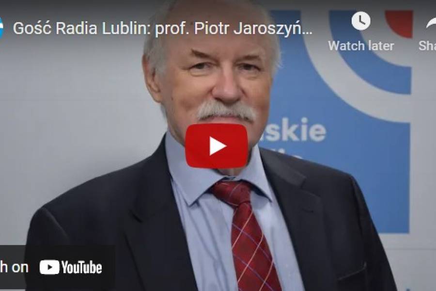 Gość Radia Lublin: prof. Piotr Jaroszyński (10.04.2019)