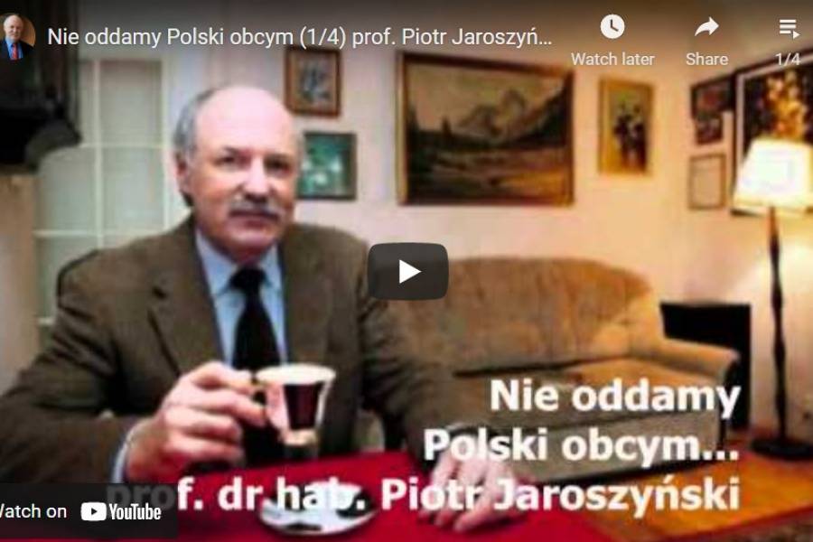 Nie oddamy Polski obcym - wykład